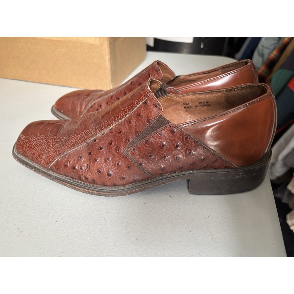 Fratelli Rossetti Men's 10.5 Ostrich Loafers